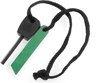 Scoby - Magnesiumstick - Vuurstarter - Vuur maken - Kamperen - Survival - Magnetische stick om vuur te maken - Groen