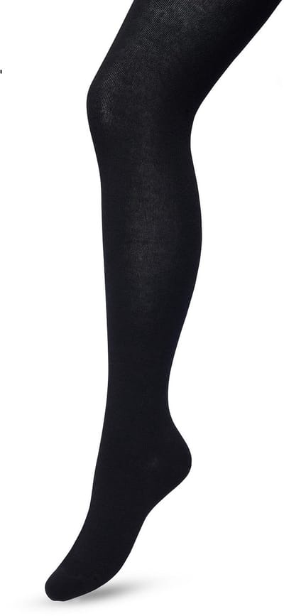 Bonnie Doon Biologisch Katoenen Maillot Dames Donker Blauw maat 36/38 S - Uitstekende pasvorm - Gladde Naden - OEKO-TEX gecertificeerd - Bio Cotton Tights - Duurzaam Huidvriendelijk Bio Katoen - Donkerblauw - Dark Blue - Navy - BP051900.102