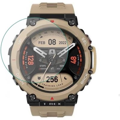 Strap-it Screen protector glas - beschermend glasplaatje geschikt voor Amazfit T-Rex 2