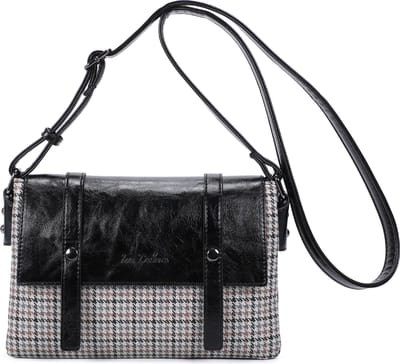 Crossbody handtas Ines Delaure zwart