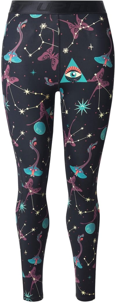 Ulla Popken - Dames - Sportlegging sneldrogend zakken gerecycled - Zwart - Maat 42+
