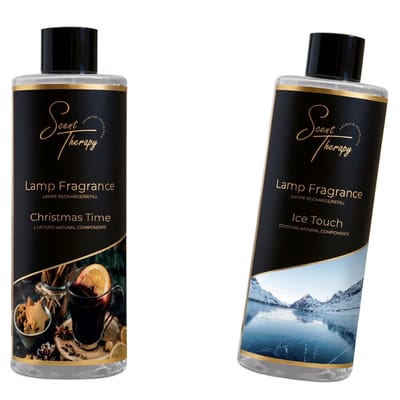 AFECTO 2x heerlijke geuren - Ice touch + Christmas - voor alle geurlampen - langdurige geuren - hoogwaardige kwaliteit - laat je huis heerlijk ruiken - natuurlijke Ingrediënten
