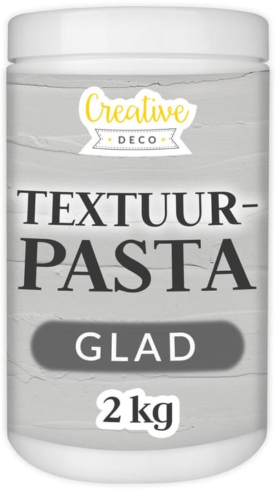 Creative Deco Structuurpasta met Gladde 2 kg | Grijs Fijne Pasta voor Kunstprojecten voor Acrylverf Eenvoudig te Gebruiken met een Spatel Voor het Creëren van 3D-effecten, Structuren