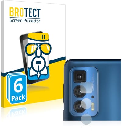 Screenprotector 6 Stuks voor Motorola Edge 20 Pro (ALLEEN Camera Lens) Beschermglas transparant