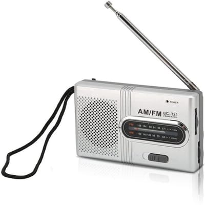 Allecto - Draagbare AM-FM-zakradio - Kleine radio met geweldige
