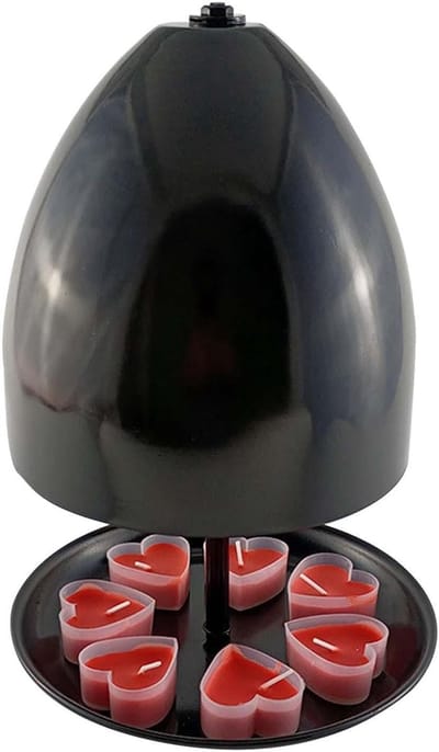Theeovenverwarmer Metaal - Kachel Warmtehouder - Gezellige Sfeer Creëren - Inclusief Hitteschild - 26x17.5 cm - Mat Zwart