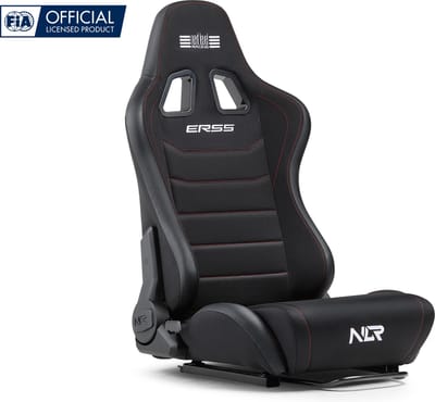 Next Level Racing - ERS5 Elite Racing Stoel - Verstelbare Rugleuning - Stof & Simaero Mesh - Zwart