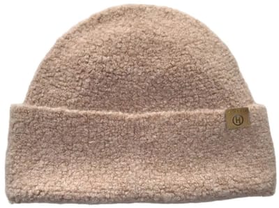 Teddy Beanie Muts Dames Winter Beige Taupe House of Ord - Cape Town - Maat: One size - Biscuit