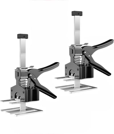 Deurlift - Deurlifter - Armlifter - Platenlift - Arbeidsbesparende arm - Klemmen - Ondersteunen - Liften - Deuren - Platen - Kasten - Verhuizen - Verplaatsen - Tillen - Hoogte 29 cm - 2 stuks