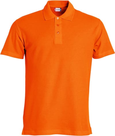Clique Basic Polo 028230 - Diep Oranje - S