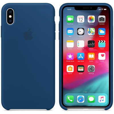 Silicone Backcover voor de Apple iPhone Xs Max - Blue Horizon