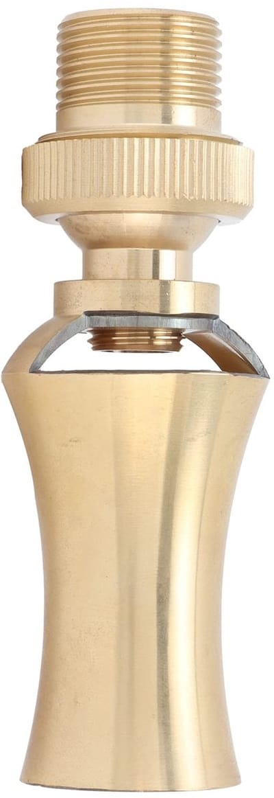 Allecto - Messing Verstelbare Fontein Nozzle - Vijver Sprinkler - G1/2 Vrouwelijke Draad - Water Fontein - Ideaal voor Vijvers - Verstelbaar Model