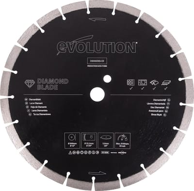EVOLUTION - DIAMANTBLAD VOOR ALGEMEEN GEBRUIK - 300 X 22.2 X 2.9 MM - 21 T