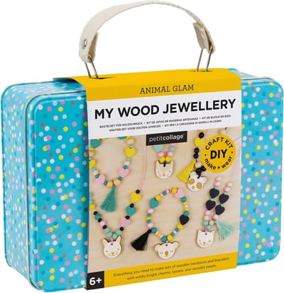 Petit Collage Knutselset Voor Sieraden Animal Glam 12-delig