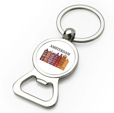 Akyol - amsterdam flesopener - Amsterdam - amsterdammers - de echte amsterdam liefhebbers - rijtjeshuizen - 9 bij 3 cm