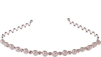 Diadeem met parels en strass