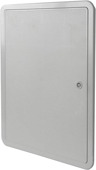 Grijze ABS Ventilatie Rooster 320 x 420 mm voor Binnen en Buiten