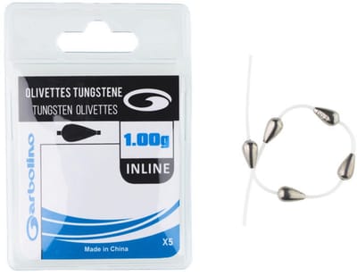 Garbolino Competition Olivette Tungsten Inline - Maat : 0.45g