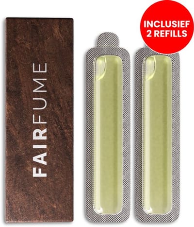 Fairfume Carwood® - Auto Parfum – Set Met 2 Navullingen (Lady Millionaire) - Geschikt voor Auto Parfum - Auto Geurverfrisser - Autoaccessoires – Parfum Voor Dames - Cadeau