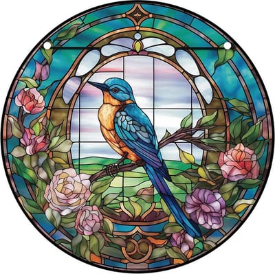 WiseGoods Luxe Vogel Raamhanger - Suncatcher - Woondecoratie - Raam Hanger - Wanddecoratie - Cadeau - Muurdecoratie Hangers - 15CM