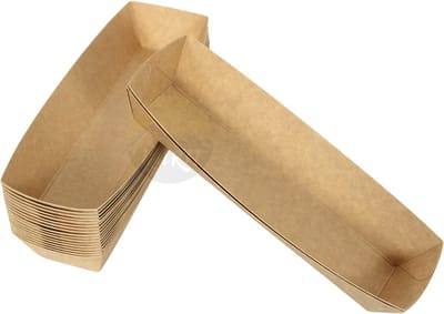 KURTT 200 snackbakjes A16N patatbakje, snackbakje, kartonnen bakje, frikandelbakje, binnenkant PE gecoat en vetvrij
