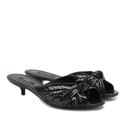 Dolce & Gabbana python leren muiltjes