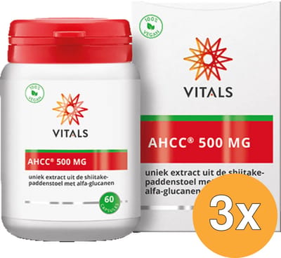 3x Vitals AHCC 500mg (60 capsules)
