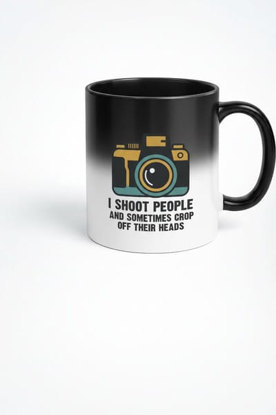 I Shoot People Fotografie Mok - Magische Warmtegevoelige Koffiemok