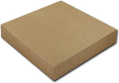 BrandNewCake® Taartdoos - 25x25x5 cm - Taartdoos Karton - Cakedoos - 50 Stuks - Bruin