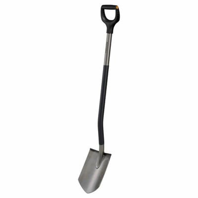 Fiskars Ergonomic Serie - Scherpe Spade - Ergo Handvat - Premium Staal - 26° Hoek