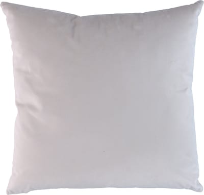 Arti Casa Sierkussen - Binnenkussen 45x45 cm - Velvet Kussen met Kussensloop - Wasmachinebestendig - Woondecoratie Woonkamer en Slaapkamer - Lichtgrijs