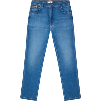 Wrangler Heren Jeans Broeken TEXAS regular/straight Fit Blauw 30W / 32L Volwassenen