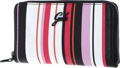 Gabs Leren Portemonnee GMONEY17 ST. Multirighe Ruga Bicolor Black Toni Caldi + Nero + Fresia Veelkleurig