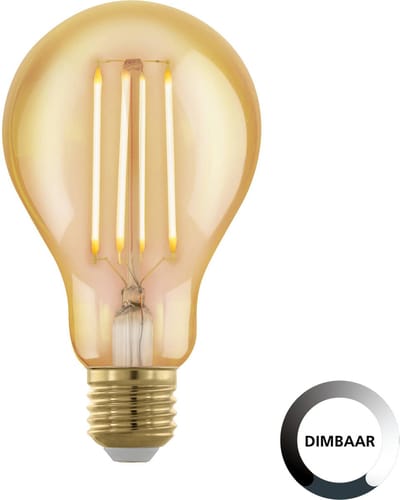 EGLO LED spot A75 4W 300LM 1700K DIMMABLE AMBER: "A75 4W 300LM 1700K DIMBARE AMBER E27