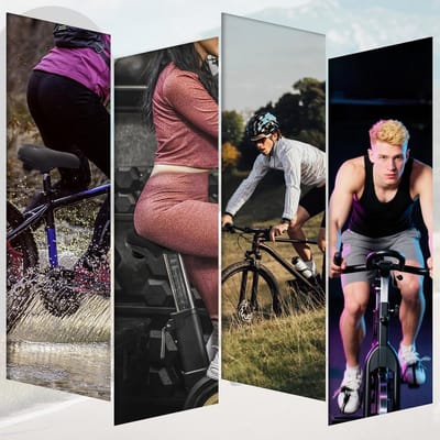 Breed Comfortabel Fietszadel met Gel en Traagschuim - Ergonomisch & Schokabsorberend