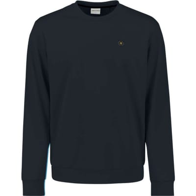 No Excess Sweater Crewneck Deep Blue Size: XXL | Sweaters Outlet | Heren | Blauw
