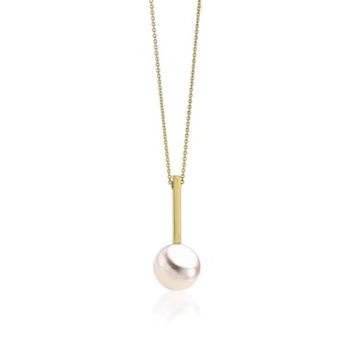 Luna-Pearls - 216.0871 - Ketting - 585/-Geel goud met Akoya gekweekte parel
