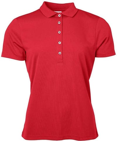 James and Nicholson Vrouwen/dames Actieve Polo (Rood)