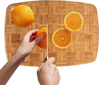 Houten snijplank - Keukenplank - Voorbereiden maaltijden - Hoogwaardig materiaal - 23.8 cm - Houtkleur