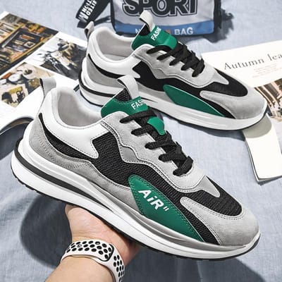 Herenschoenen Lente Nieuwe Mode Heren Hardloopschoenen Ademende Casual Schoenen Sportschoenen 44