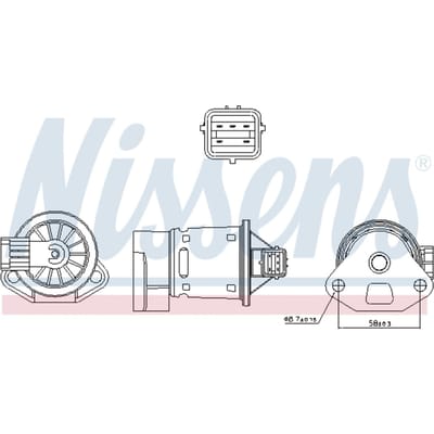 EGR-klep NISSENS 98246