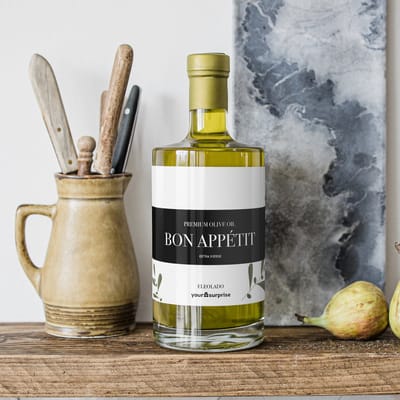 Eleolado Extra Vierge Olijfolie - 500 ml - "Bon Appétit" - Afkomstig uit Griekenland - Puur natuur, onbehandeld en zonder toevoegingen