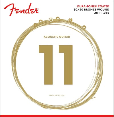 Fender 880CL Duratone Coated Snaren voor Akoestische Gitaar (11-52)