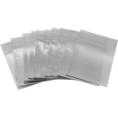 Lot de 100 sachets de rangement antistatiques refermables à fermeture éclair pour composants électroniques