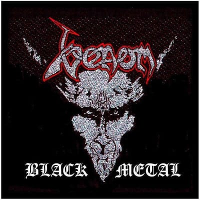 Venom - Metal Patch - Zwart