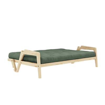 Karup Grab Slaapbank - 756 Olive Green - 101ClearLacquered