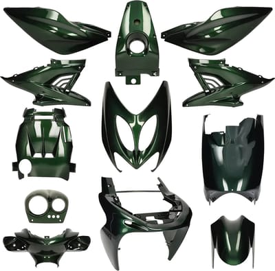 Kappenset MBK Nitro, Yamaha Aerox Jaguar groen