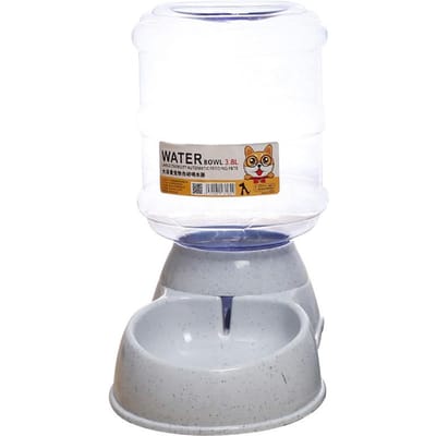 3.8L Huisdier Water Dispenser Automatische Huisdier Waterbak Huisdier Water Dispenser Station Automatisch Water gray