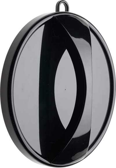Professionele Handspiegel Zwart - Diameter 28 cm - Met Handvat