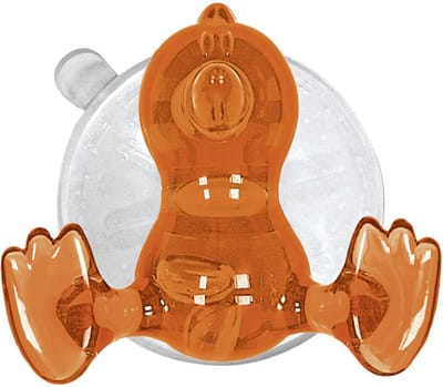 Kleine Wolke Baby Bird wandhaken 7x6,8 cm oranje